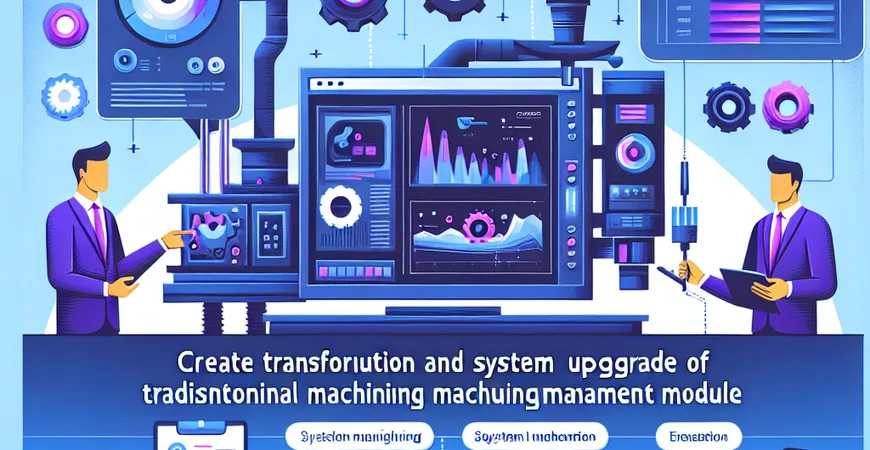 传统机械加工 ERP 镗削加工管理模块系统升级转型方向